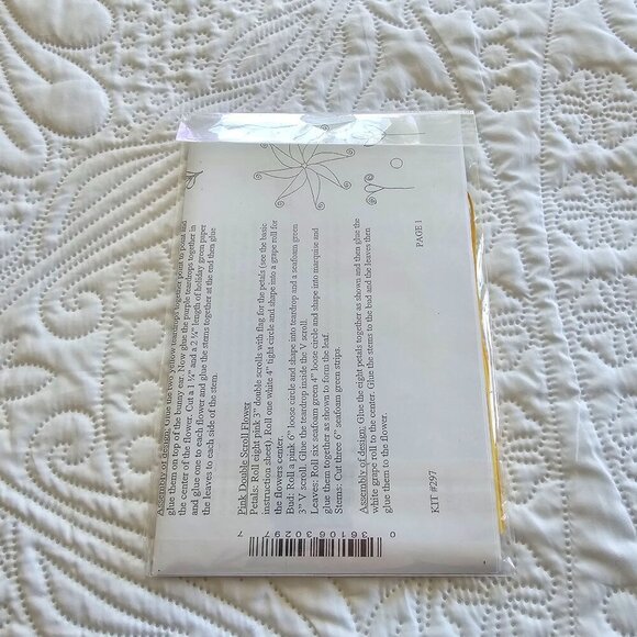 Flowers & Butterflies Quilling Kit #297 By Lake City Craft Co. New, Sealed - Picture 2 of 9